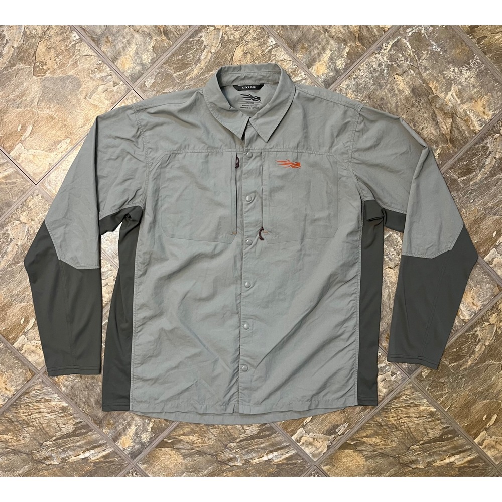 Sitka Gear Scouting Shirt Mens XX-Large Grey Snap Front Hunting Top